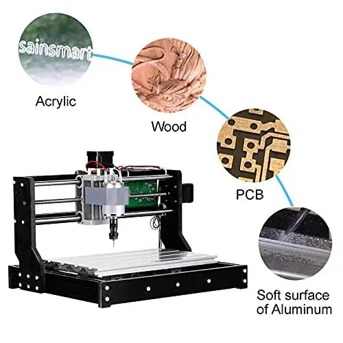 Genmitsu CNC 3018-PRO GRBL Router Kit  3-Axis Engraving & Milling Machine for Wood and Soft Materials