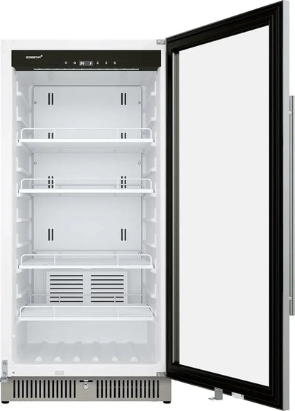 EdgeStar VBM101 Commercial Beverage Merchandiser  22″ Wide, 10.1 Cu. Ft., Stainless Steel, Reversible Door