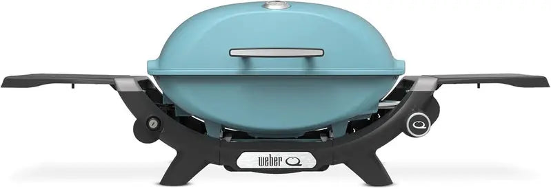 Weber Q2200N Premium Portable Gas Grill  Third-Gen LPG BBQ in Sky Blue Finish