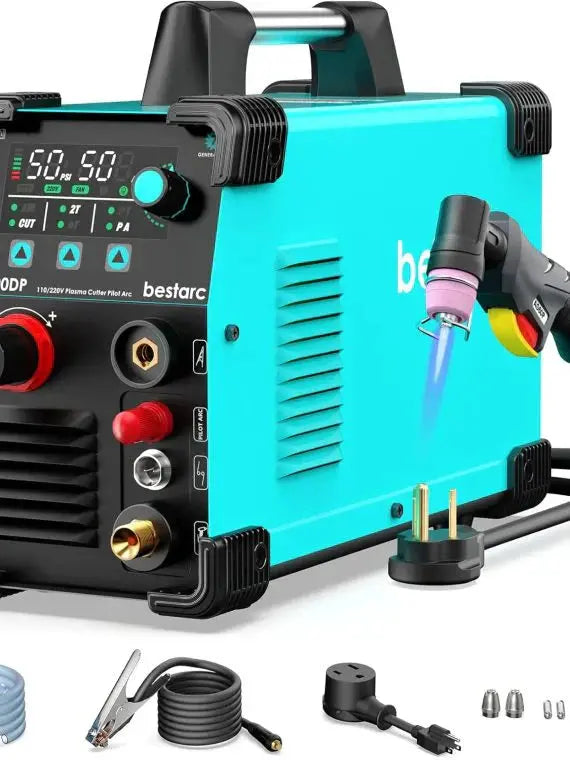 BTC500DP Dual-Voltage Plasma Cutter  50A, 7th Gen Digital Display, 110V/220V Input for Precision Metal Cutting