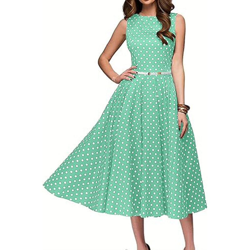 Robe Vintage à Pois "Valse Rétro"