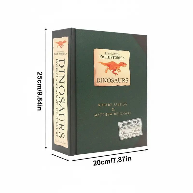 Jurassic Pop-Up: 3D Illustrated Dinosaur Book  Interactive Fold-Out Prehistoric Scene Collection