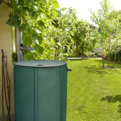 Collapsible Rain Barrel  Portable, Space-Saving Water Collection Tank for Gardens