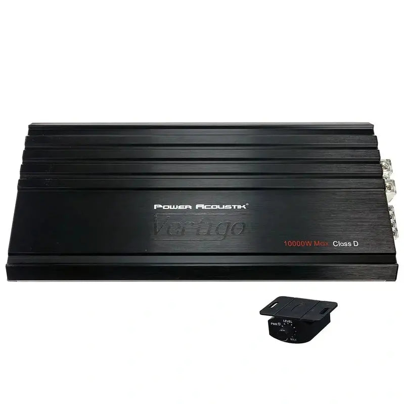 Power Acoustik 10,000W Class D Mono Car Amplifier  Stable 1-Ohm Load, High-Power Subwoofer Driver