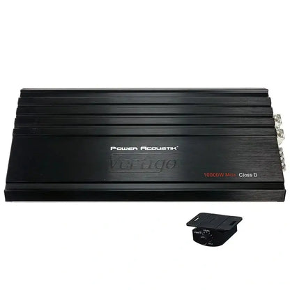 Power Acoustik 10,000W Class D Mono Car Amplifier  Stable 1-Ohm Load, High-Power Subwoofer Driver