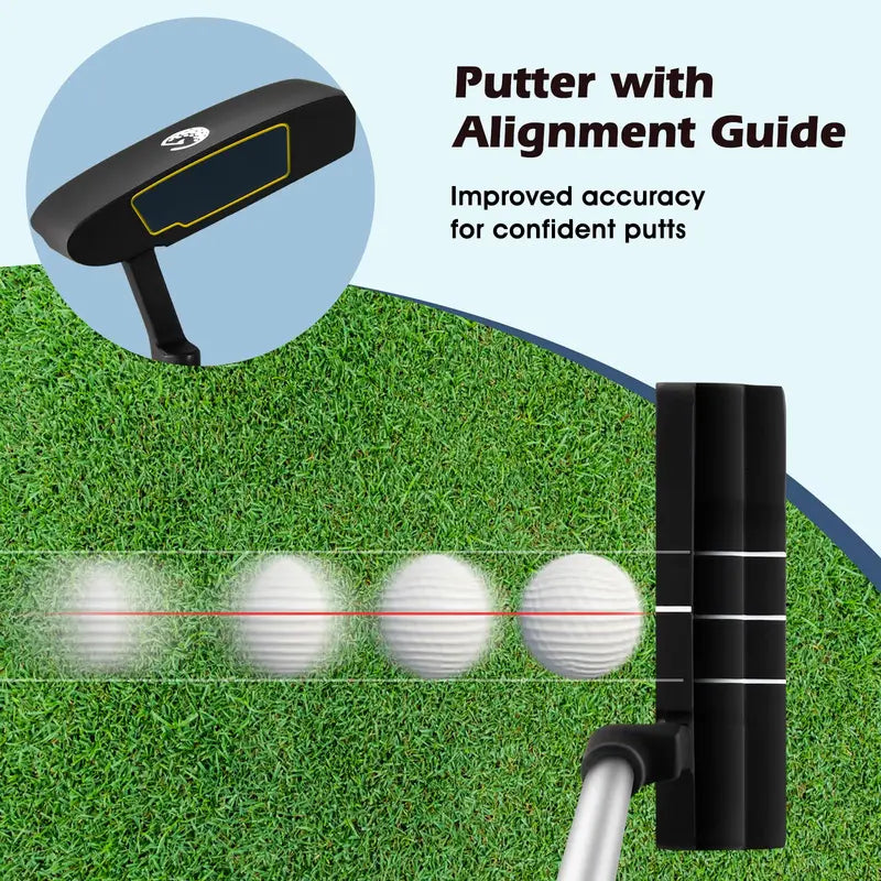 All-in-One Golf Set for Men  12-Piece Right-Handed Club Kit with Carry Bag