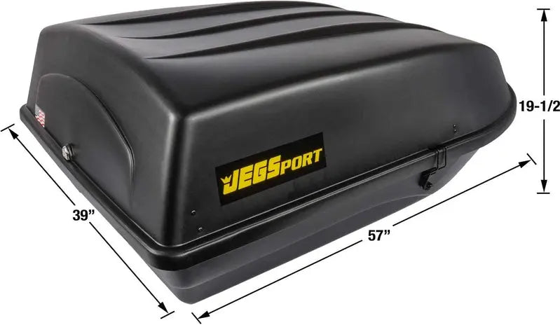 Rooftop Cargo Box  18-Cubic-Foot Waterproof Carrier, Made in the USA