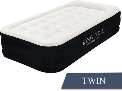 King Koil Luxury Air Mattress  Built-in High-Speed Pump, Premium Comfort for Guests or Travel
