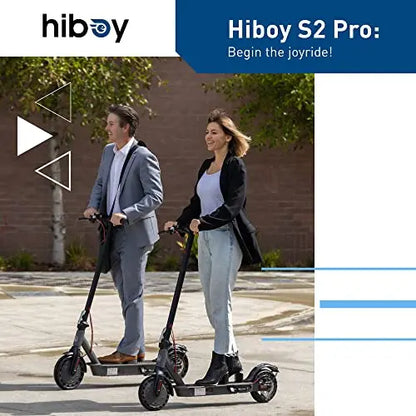Hiboy S2 Pro Folding E-Scooter  500W Motor, 10″ Solid Tires
