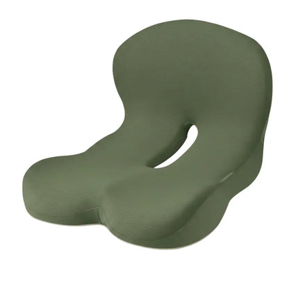 L-Shaped Memory Foam Seat Cushion for Vehicles and Office Chairs
