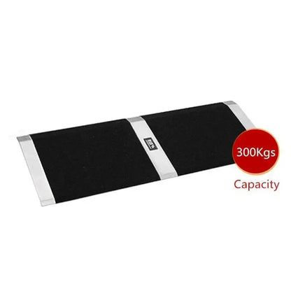 Portable Wheelchair Ramp for Thresholds  Non-Slip, Supports 660 lbs, Indoor/Outdoor Use