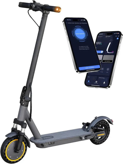 High-Performance Electric Scooter  350W/500W Dual Power Modes, Solid Tires, Dual Braking, Extended Range Options