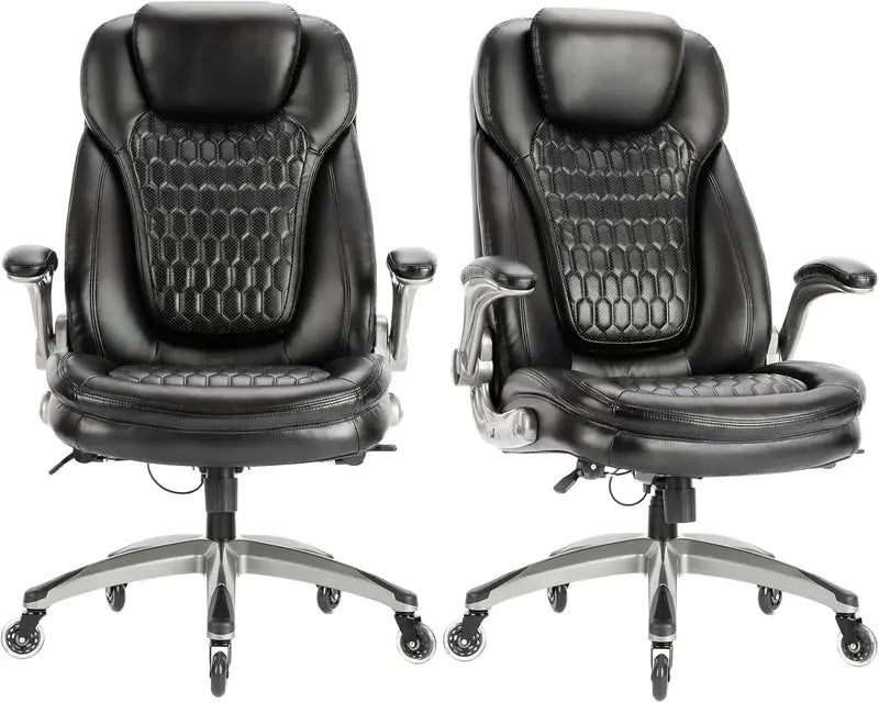Executive Swivel Office Chair  Upgraded Casters, Adjustable Height & Premium Home/Office Use