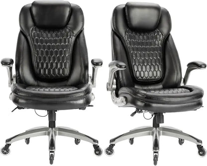 Executive Swivel Office Chair  Upgraded Casters, Adjustable Height & Premium Home/Office Use