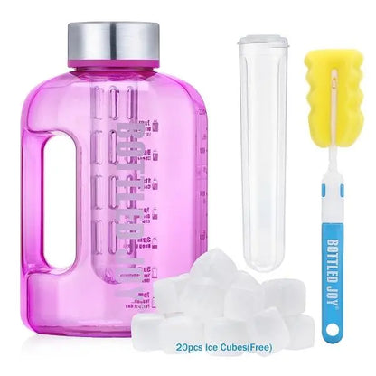 BOTTLED JOY Water Bottle with Built-in Filter, BPA-Free, 20oz  Ideal for Travel & Outdoor Activities