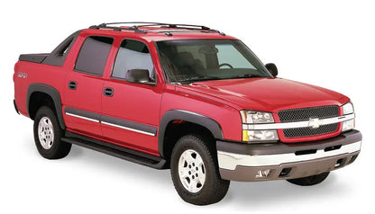 Bushwacker 40933-02 Black OE-Style Smooth Finish 4-Piece Fender Flare Set for 2007-2013 Chevrolet Avalanche