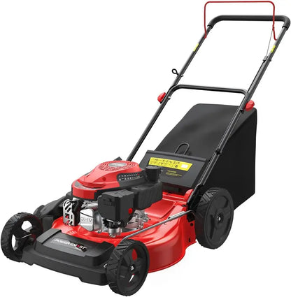 PowerSmart 21″ 144cc 3-in-1 Gas Push Mower with Grass Catcher