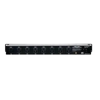 American DJ 8-Outlet OnOff Rack Mount Power Distribution Panel 8 Edison’s On The Rear Controlled By Rockers On The Front PC-100A