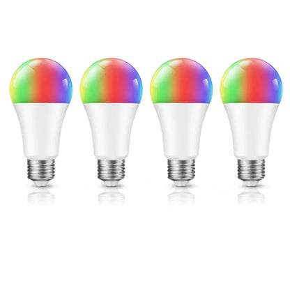 A19 Smart RGBWW LED Bulb  E26 Base, WiFi + Bluetooth, 800 Lumens, 120V