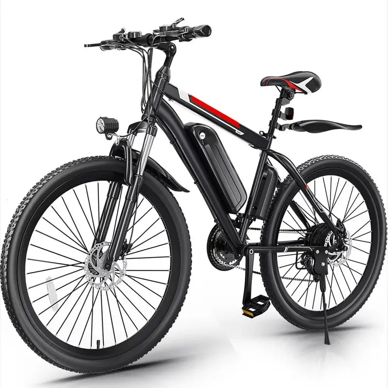 500W 26-Inch Adult Electric Bike with Cruise Control & LCD Display