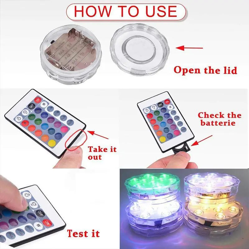 MagnoLight Remote-Controlled Suction LED Lamp  Waterproof, Bowl-Mountable Task Light with Dimmable Output