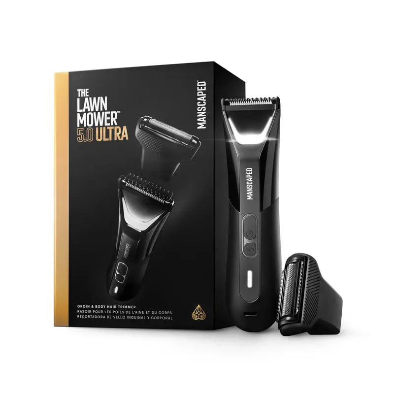 MANSCAPED The 5.0 Ultra Precision Groin & Body Trimmer with Ceramic Blades and Ergonomic Grip