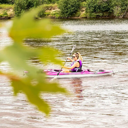 2025 Pelican Argo 100X EXO Sit-In Recreational Kayak  Includes Exo Cooler Bag, Stardust Color