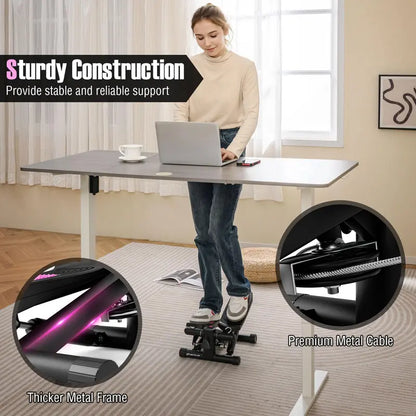 Compact Mini Stepper Machine  Low-Impact Cardio Equipment for Home Fitness and Office Use
