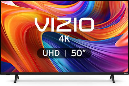 Refurbished VIZIO 50-Inch 4K HDR Smart TV with Dolby Vision, HDR10+, and Wi-Fi 6 Connectivity