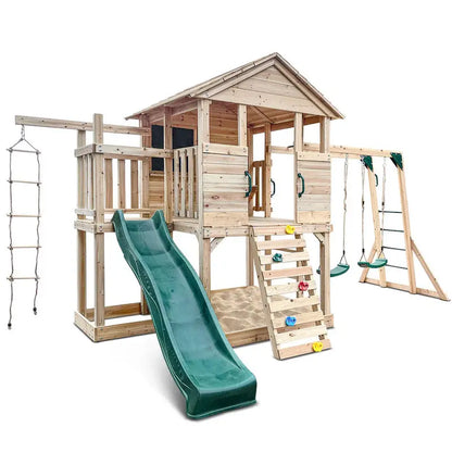 Lifespan Kingston Kids’ Cubby House Featuring a 2.2-Meter Green Slide