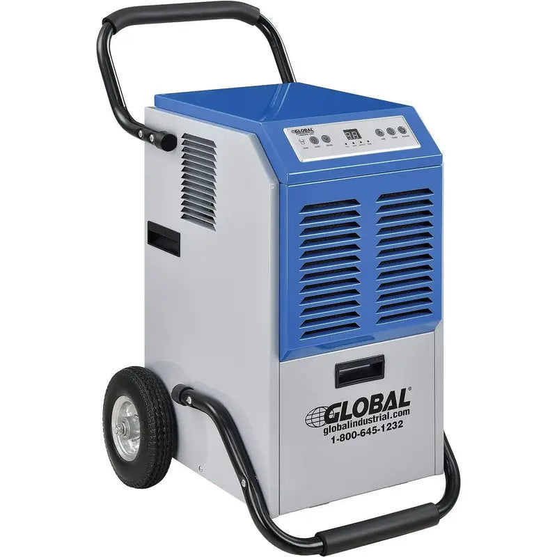 Heavy-Duty Commercial Dehumidifier  Industrial Portable Unit, 110 Pints/Day Capacity