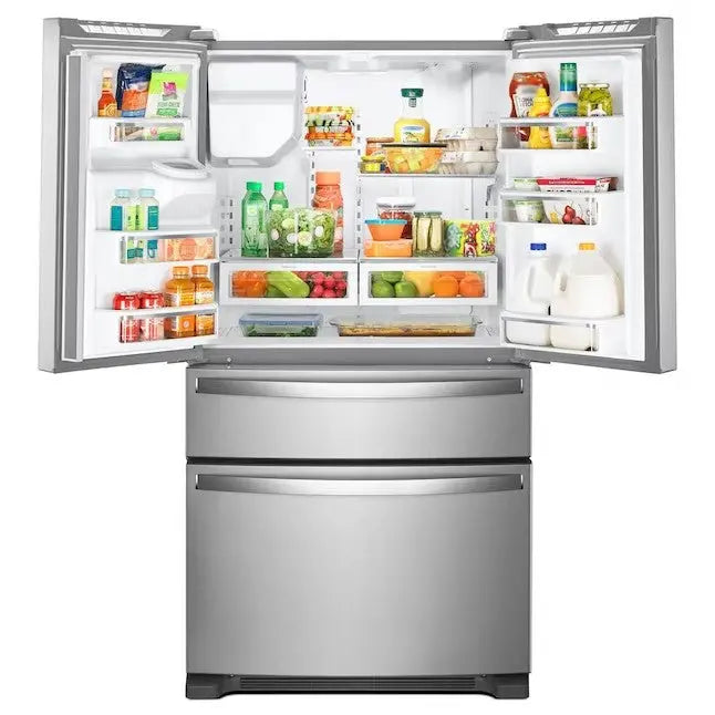 Whirlpool 4-Door French Door Refrigerator  24.5 Cu. Ft., Fingerprint-Resistant Stainless Steel, Ice Maker & ENERGY STAR® Certified