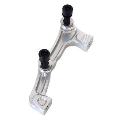 Adaptateur Étrier Avant PM / IS FOX 40 HOPE  Disque 203 mm #HBME Argent