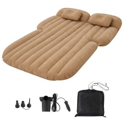 Compact Inflatable SUV Mattress — 69″ x 51″ x 5.9″, Comes with Pump & Pillows