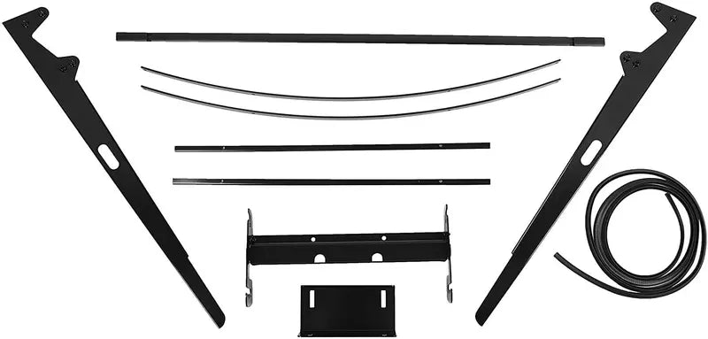 HECASA Green Tractor Canopy for ROPS  48″ x 52″ Bolt-On Sunshade for 2″x2″ or 2″x3″ Roll Bars