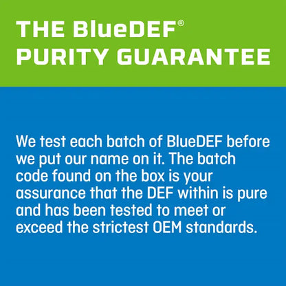 2.5 Gallon Blue DEF Diesel Exhaust Fluid  Essential for Heavy Duty Trucks