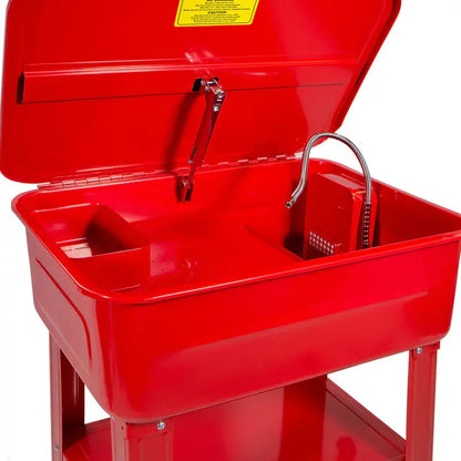 20-Gallon Industrial Parts Washer with Solvent Pump System