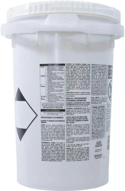50-Pound Bulk Pack of 3-Inch Chlorine Tablets for Pools and Spas