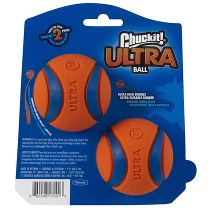 Chuckit! Ultra Ball Durable Dog Toys, Medium, 2-Pack