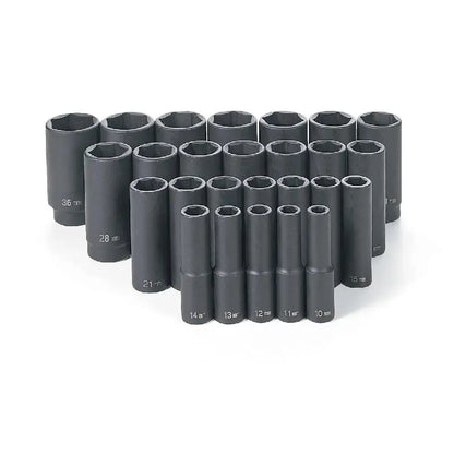 1/2 Drive 26 Pc. Deep Length Metric Master Set