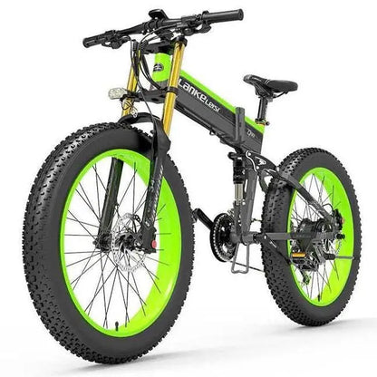 Lankeleisi XT750 Plus Fat Tire E-Bike  1000W Motor, 26″ Wheels, Dual Crown Fork & Foldable Frame