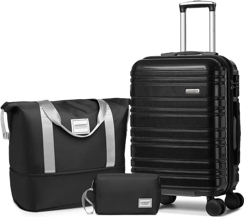 6-Piece Expandable Rolling Luggage Set  Lightweight Hardshell Suitcases with Smooth-Spinning Wheels & Modular Packing Options