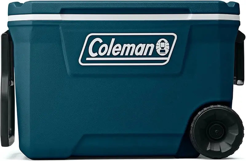 Coleman Classic 100-Quart Wheeled Cooler — Insulated Hard-Sided Design, Leak-Resistant, Ice Retention Up to 5 Days