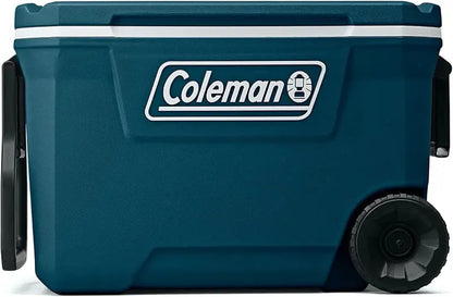 Coleman Classic 100-Quart Wheeled Cooler — Insulated Hard-Sided Design, Leak-Resistant, Ice Retention Up to 5 Days