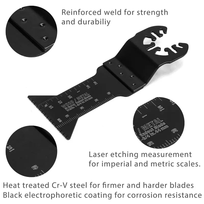 WORKPRO 25-Piece Oscillating Multi-Tool Blade Set for Sanding, Cutting & Grinding
