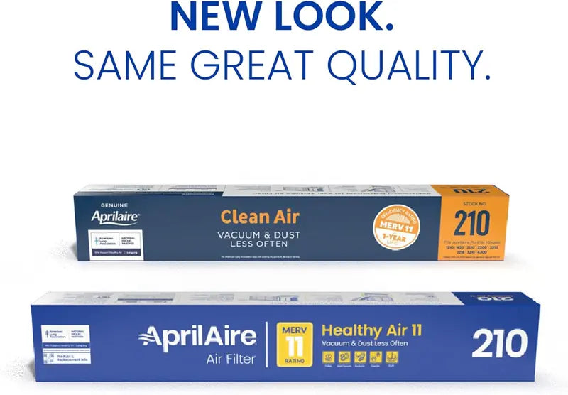 AprilAire 210 Whole-House Air Filter  MERV 11, 20x25x4 Size, Compatible with Central HVAC Systems