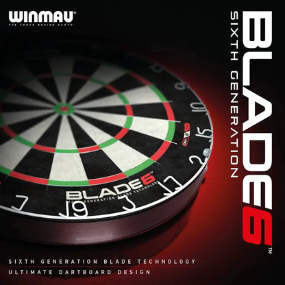 Winmau Professional Bristle Dartboard  Sixth Gen, Density Control, Ultra-Thin Wire, Rota-Lock System, Tournament Grade Sisal