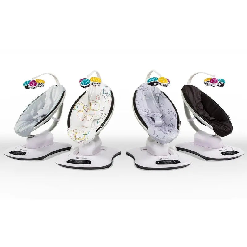 4moms mamaRoo 4 Baby Swing  Bluetooth-Enabled Multi-Motion Rocker with 5 Soothing Patterns