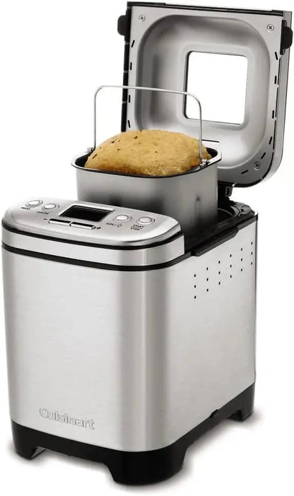 Cuisinart Compact Automatic Bread Maker  2-Pound Loaf Capacity, Programmable Timer & Multiple Baking Options