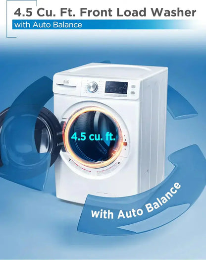 Compact Portable Washing Machine — 6.6 lb Capacity, 5 Wash Programs for Apartments & Small Spaces